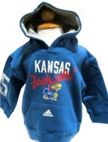 4U14SXKU-4T - KS Jayhawks hoodie vintage blue 4T