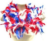 5/SF40R/RL/W - Boa Chandelle multi red/royal/wht 6ft