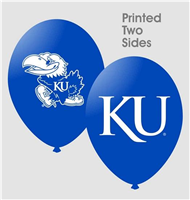526-35 -KU Jayhawks Balloons 10ct