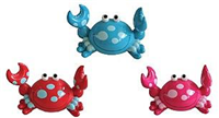 76950 - bank-crab-bobble-claw-7in-3-asst
