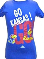 7AF5FBKU-S - KS Jayhawks tee shirt go team youth small