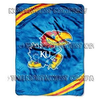 98946 - KU Jayhawks Micro Sherpa Throw 60x80in