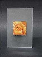 BD291162 - Frame 2x2in dimpled glass rect