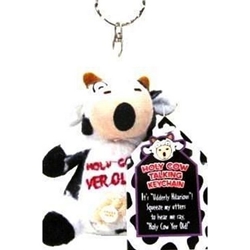 C155 -Keychain Holy Cow talking