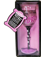 C8S03 - Party wine glass Flirty boxed