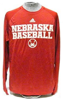 ClimaliteBLS-XXL - ne-baseball-climalite-ls-shirt-red-xxl