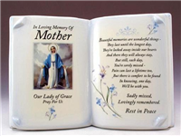 HOU-64 - Open Book Mother, Loved One or Mum & Dad 7.75"