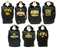 IA-YBLK-L - IA Hawkeye hoodie youth black large