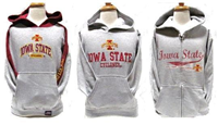 ISU-YGRY-M -IA State hoodie youth grey med