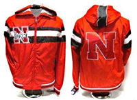 LB02P704-S - NE Husker Hoodie full zip boys 8/10