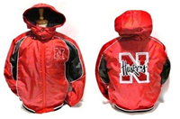 LB02P723B-S - NE Husker Jacket Winter Boys 8/10