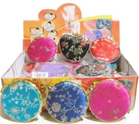 NV15989 - Mirror compact embroidered chinese designs 24/dis
