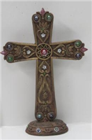 SF-9529 -Figure cross gold 8.5x6in