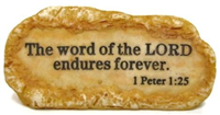 T88001F -Inspirational rock 4in 1Peter 1:25