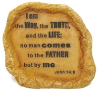 T88002E -Inspirational rock 3.5in John 14:6