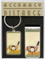 MZ06673 - Keychain and money clip golf accuracy distance