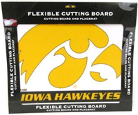 228200IA - IA Hawkeye cutting board flexible 15x12in