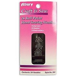 A0304-00 - Needles ball point 24ct asst