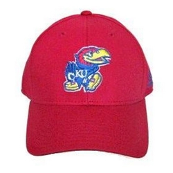 NZ668KU -KU Jayhawks cap adj structured red