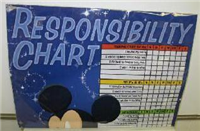 6927 -Responsibility chart Disney Magnetic