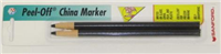 02173 -Marker china peel-off black 2pk