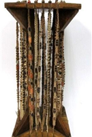 NAT-110 - necklace-woven-beaded-natural-cord