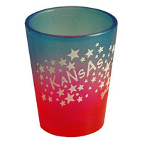 31377KS 332 - KS Shot glass colored w/stars