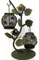 MC-163 501- Candleholder branch hanging baskets 11inch