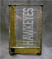 GIA23 - IA Hawkeye Stained Glass Penholder boxed