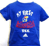 2A3B07KU-24M -KS Jayhawks tee shirt my first 24mo