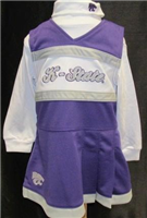 429MWKSU-12M - ks-wildcats-cheerleader-turtleneck-set-12mo