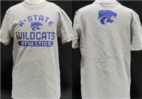 48DGXKSU-L - KSU Wildcats tee shirt grey 14/16